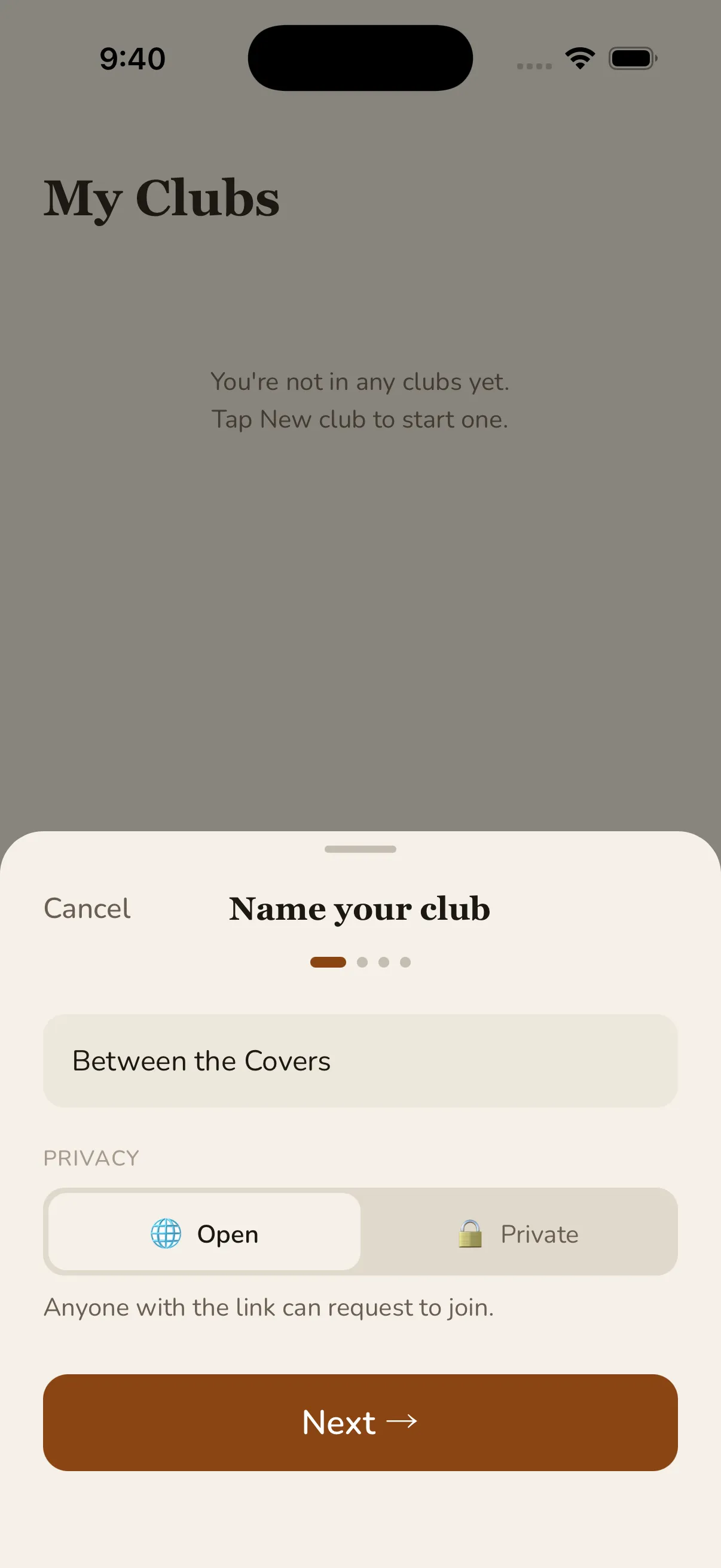 Start a book club